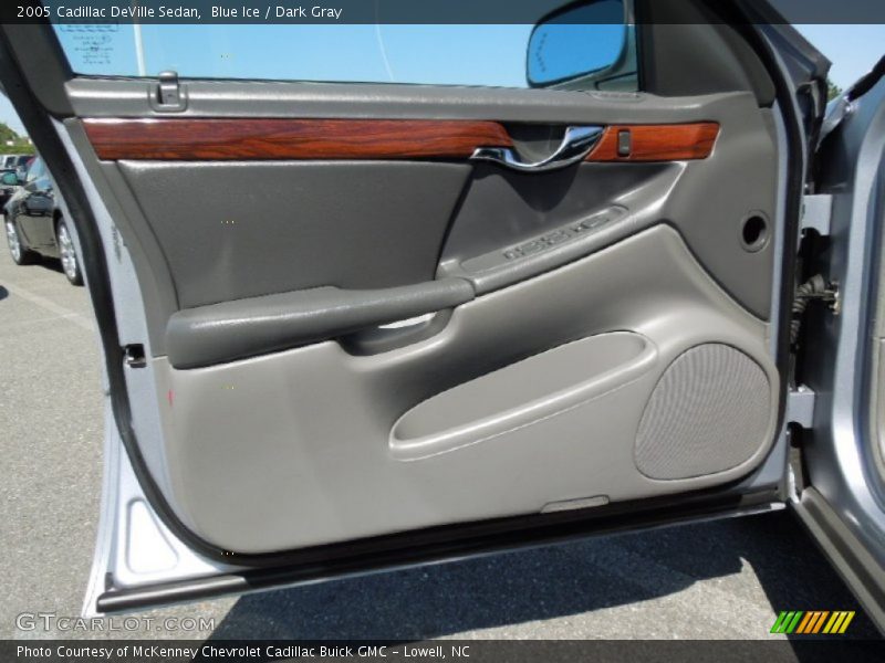 Blue Ice / Dark Gray 2005 Cadillac DeVille Sedan