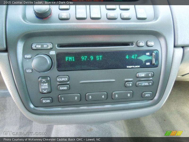 Blue Ice / Dark Gray 2005 Cadillac DeVille Sedan