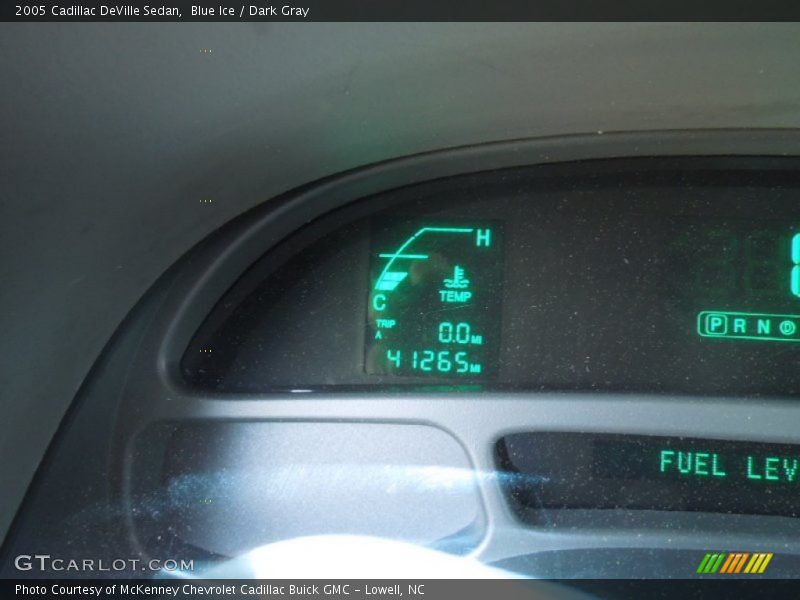 Blue Ice / Dark Gray 2005 Cadillac DeVille Sedan