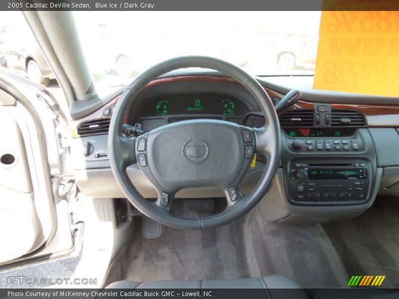 Blue Ice / Dark Gray 2005 Cadillac DeVille Sedan