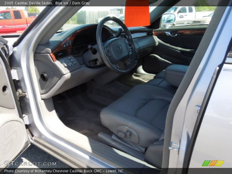 Blue Ice / Dark Gray 2005 Cadillac DeVille Sedan