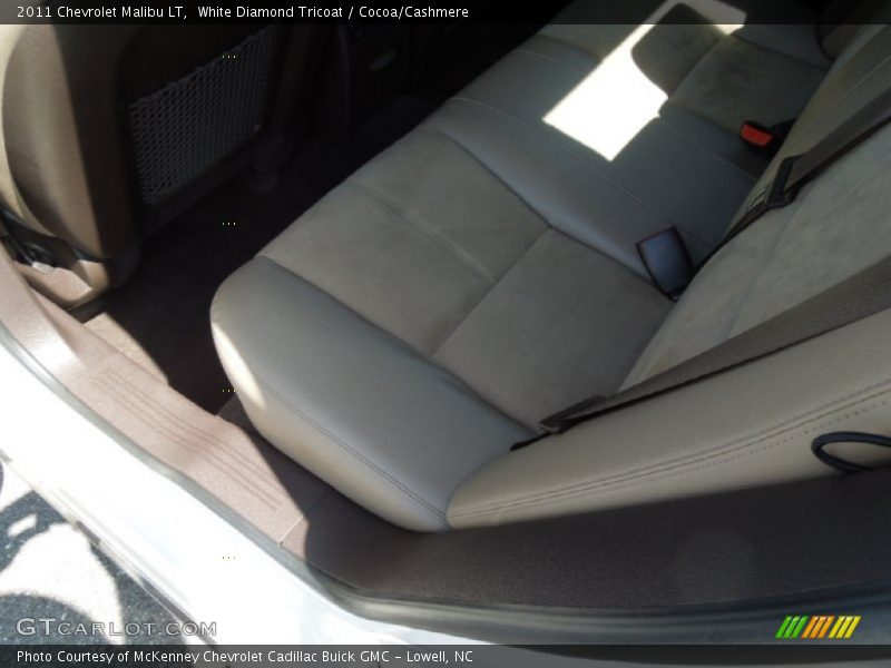White Diamond Tricoat / Cocoa/Cashmere 2011 Chevrolet Malibu LT