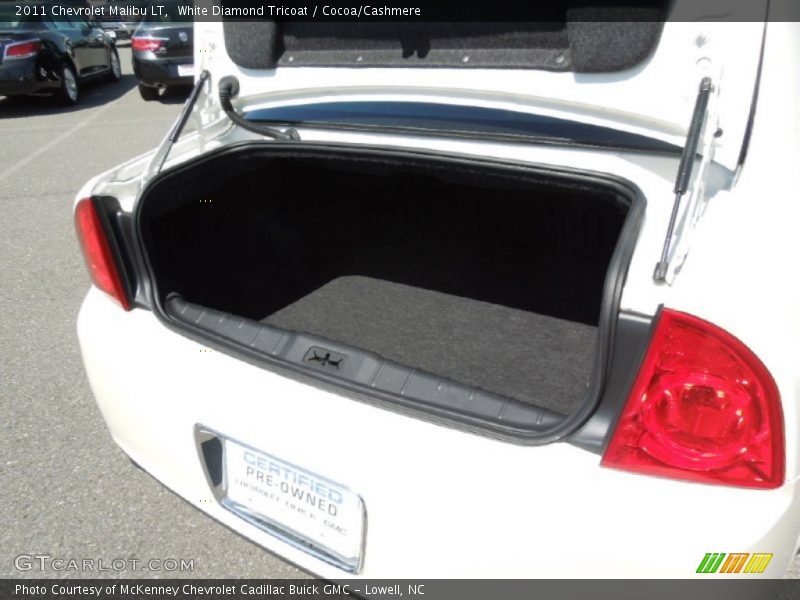 White Diamond Tricoat / Cocoa/Cashmere 2011 Chevrolet Malibu LT