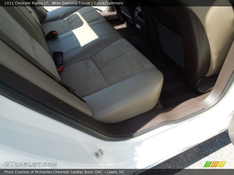 White Diamond Tricoat / Cocoa/Cashmere 2011 Chevrolet Malibu LT