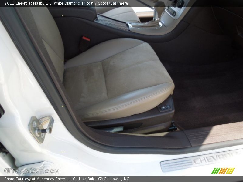 White Diamond Tricoat / Cocoa/Cashmere 2011 Chevrolet Malibu LT