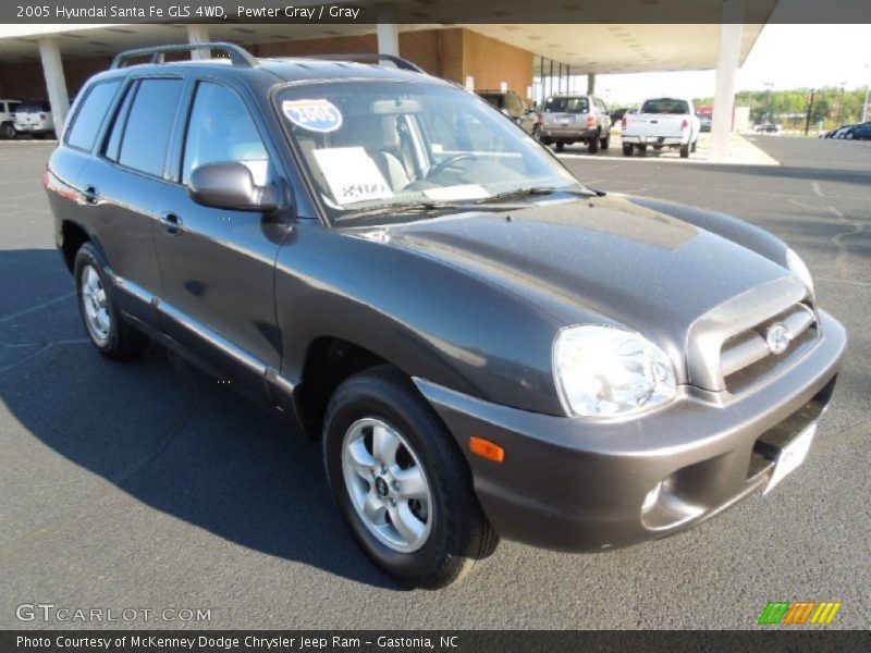 Pewter Gray / Gray 2005 Hyundai Santa Fe GLS 4WD