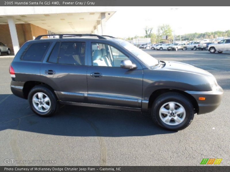 Pewter Gray / Gray 2005 Hyundai Santa Fe GLS 4WD