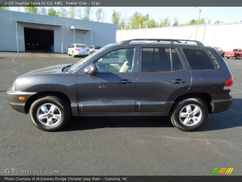 Pewter Gray / Gray 2005 Hyundai Santa Fe GLS 4WD