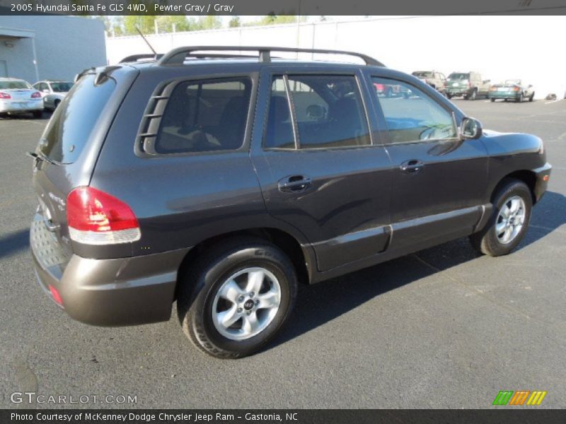 Pewter Gray / Gray 2005 Hyundai Santa Fe GLS 4WD