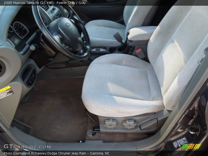 Pewter Gray / Gray 2005 Hyundai Santa Fe GLS 4WD