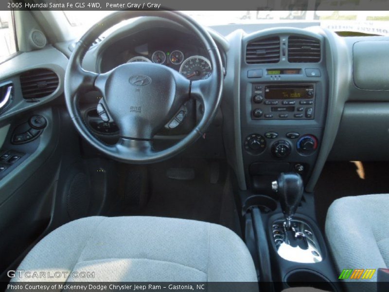 Pewter Gray / Gray 2005 Hyundai Santa Fe GLS 4WD