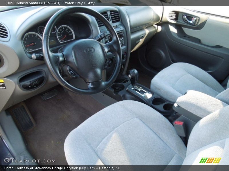 Pewter Gray / Gray 2005 Hyundai Santa Fe GLS 4WD