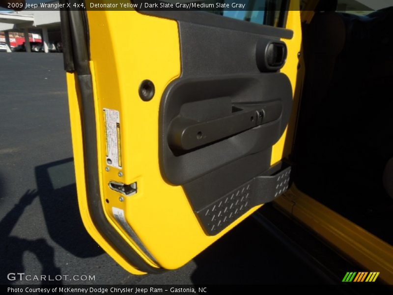 Detonator Yellow / Dark Slate Gray/Medium Slate Gray 2009 Jeep Wrangler X 4x4