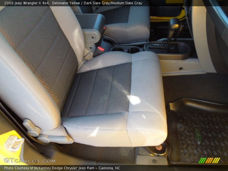 Detonator Yellow / Dark Slate Gray/Medium Slate Gray 2009 Jeep Wrangler X 4x4