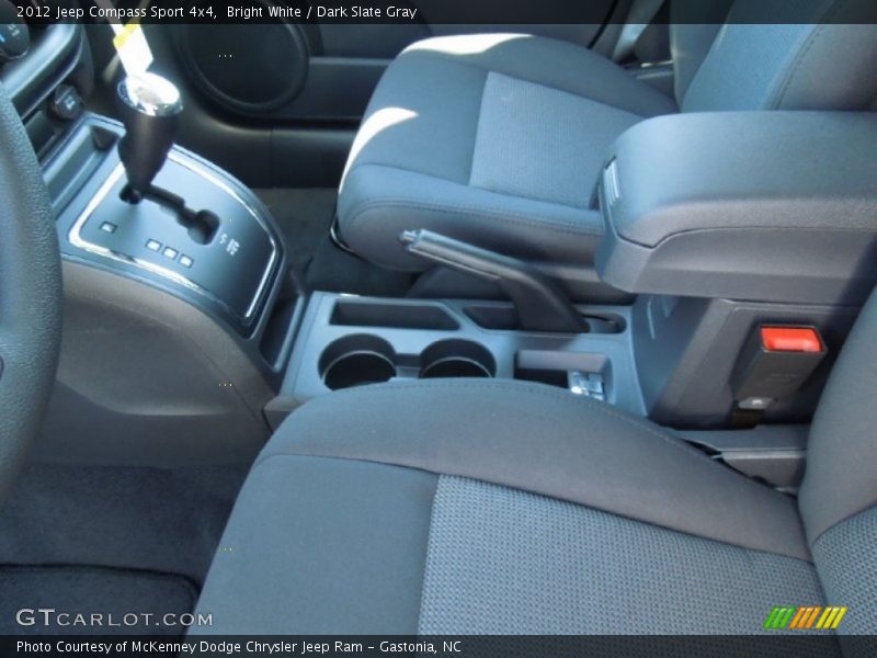 Bright White / Dark Slate Gray 2012 Jeep Compass Sport 4x4