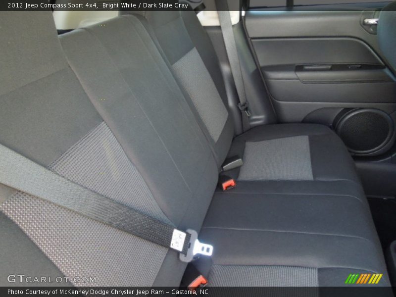 Bright White / Dark Slate Gray 2012 Jeep Compass Sport 4x4