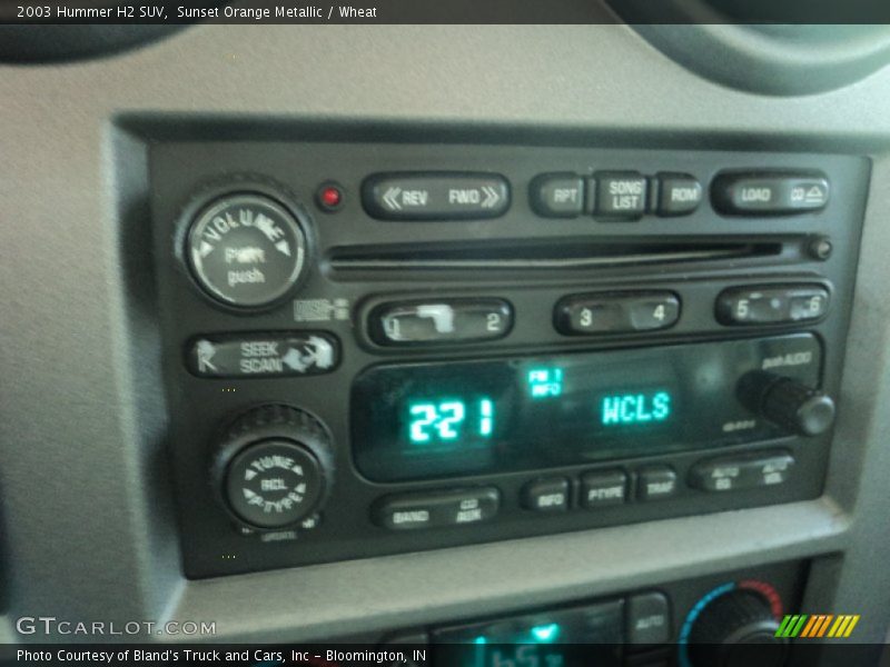 Sunset Orange Metallic / Wheat 2003 Hummer H2 SUV