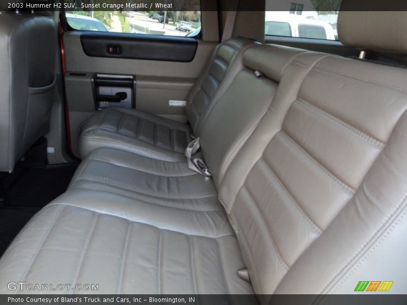 Sunset Orange Metallic / Wheat 2003 Hummer H2 SUV