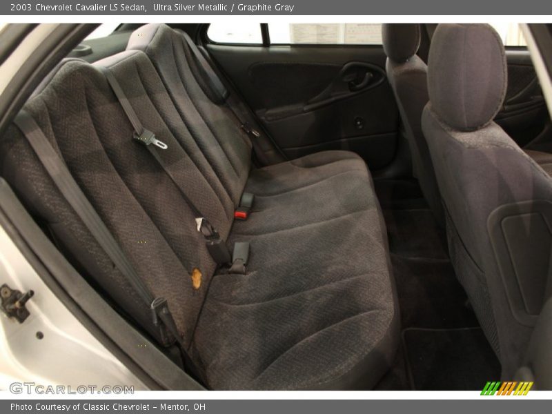 Rear Seat of 2003 Cavalier LS Sedan