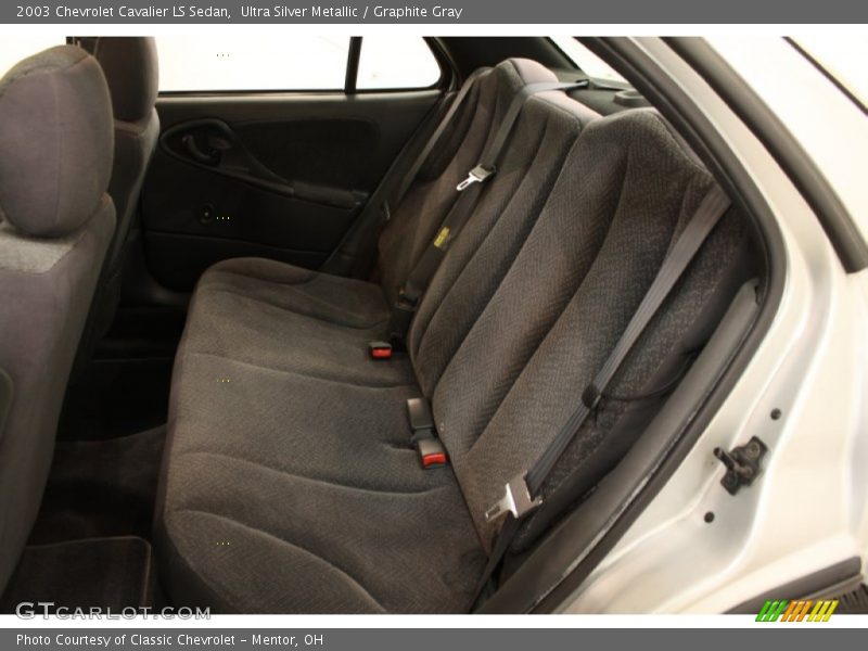 Ultra Silver Metallic / Graphite Gray 2003 Chevrolet Cavalier LS Sedan