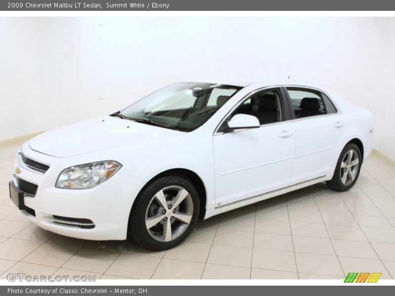 Summit White / Ebony 2009 Chevrolet Malibu LT Sedan