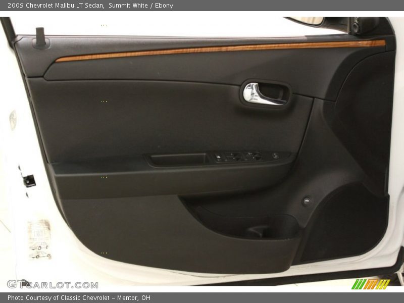 Summit White / Ebony 2009 Chevrolet Malibu LT Sedan