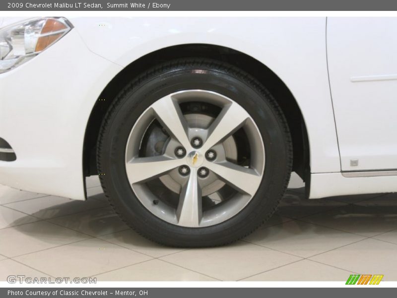 Summit White / Ebony 2009 Chevrolet Malibu LT Sedan