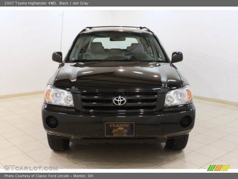 Black / Ash Gray 2007 Toyota Highlander 4WD