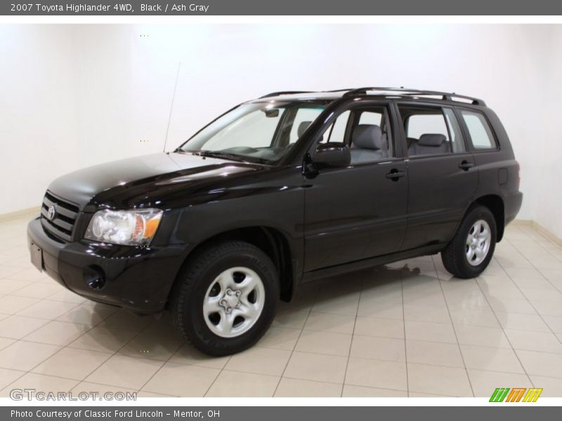 Black / Ash Gray 2007 Toyota Highlander 4WD