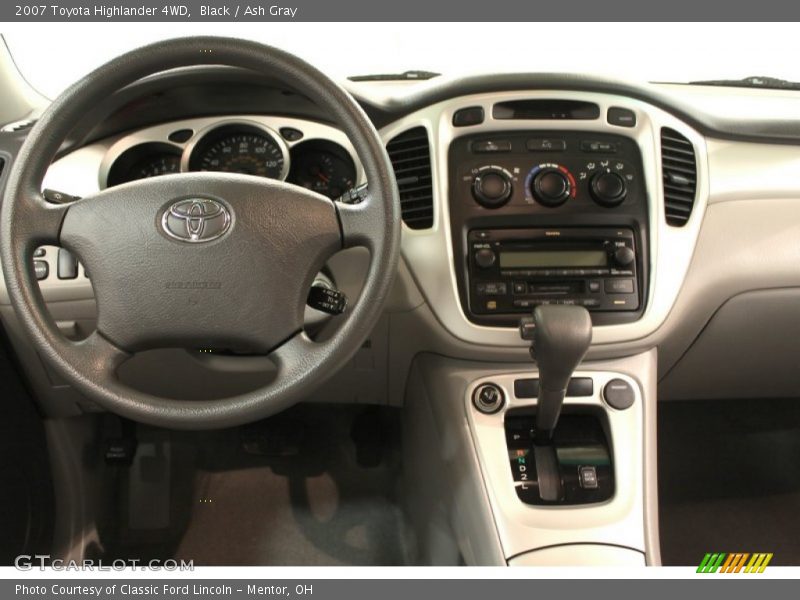 Black / Ash Gray 2007 Toyota Highlander 4WD