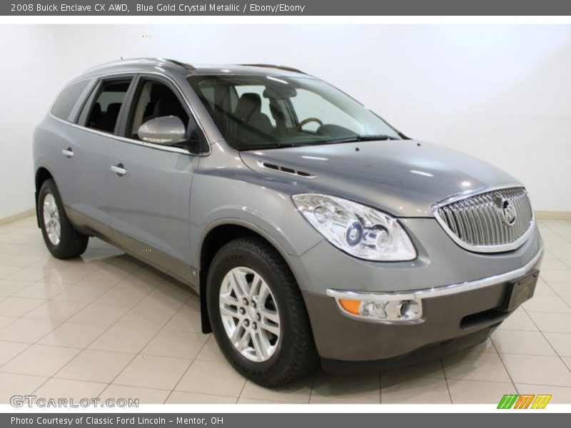 Blue Gold Crystal Metallic / Ebony/Ebony 2008 Buick Enclave CX AWD