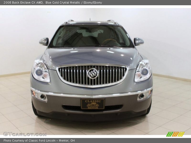 Blue Gold Crystal Metallic / Ebony/Ebony 2008 Buick Enclave CX AWD