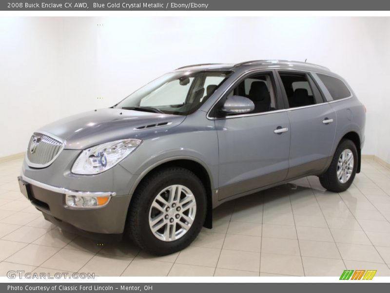 Blue Gold Crystal Metallic / Ebony/Ebony 2008 Buick Enclave CX AWD