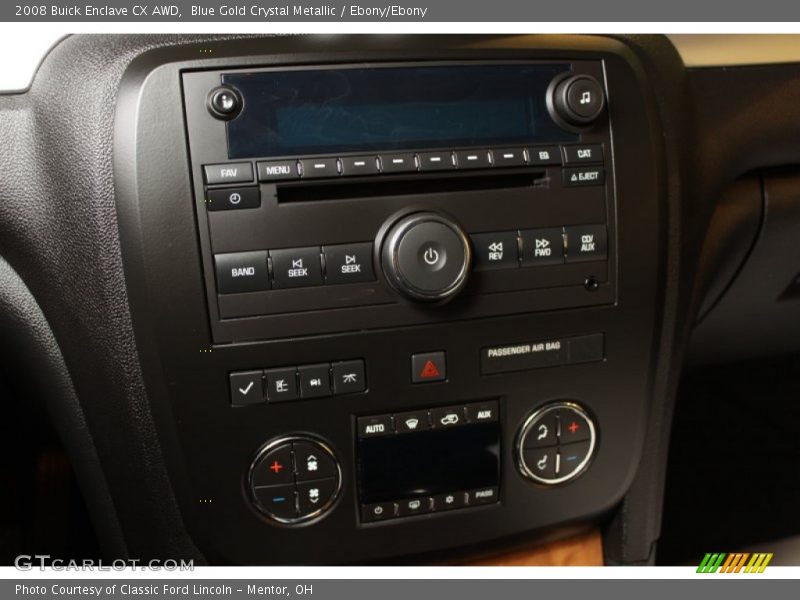 Blue Gold Crystal Metallic / Ebony/Ebony 2008 Buick Enclave CX AWD