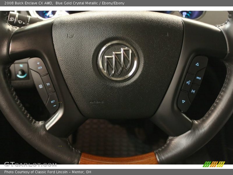 Blue Gold Crystal Metallic / Ebony/Ebony 2008 Buick Enclave CX AWD