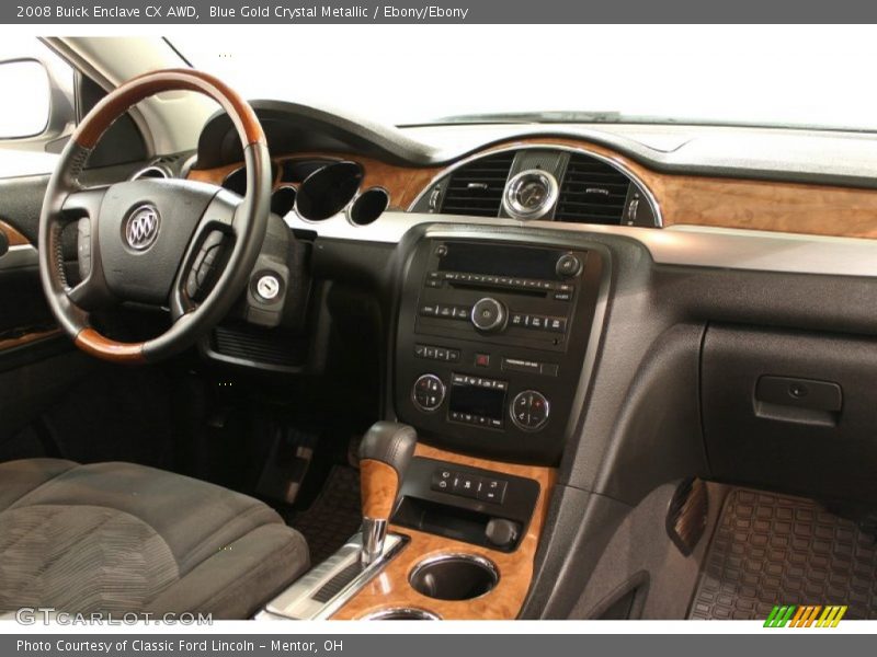 Blue Gold Crystal Metallic / Ebony/Ebony 2008 Buick Enclave CX AWD