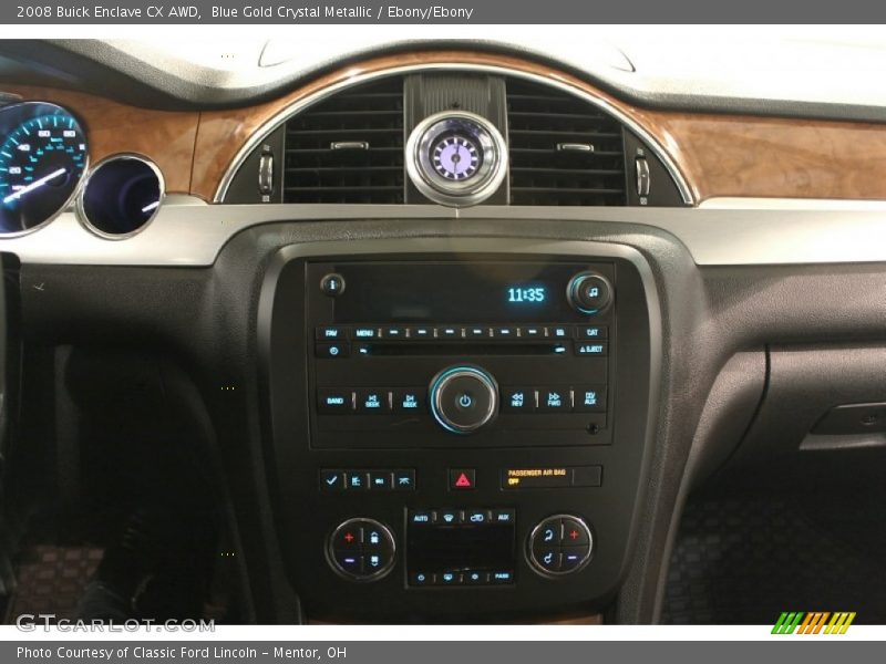 Blue Gold Crystal Metallic / Ebony/Ebony 2008 Buick Enclave CX AWD