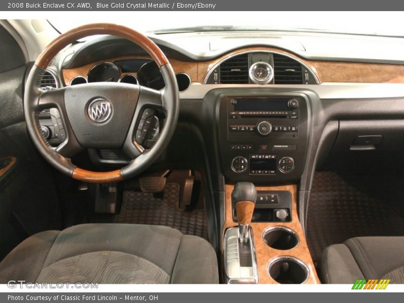 Blue Gold Crystal Metallic / Ebony/Ebony 2008 Buick Enclave CX AWD