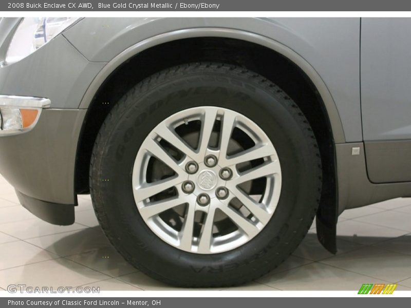 Blue Gold Crystal Metallic / Ebony/Ebony 2008 Buick Enclave CX AWD