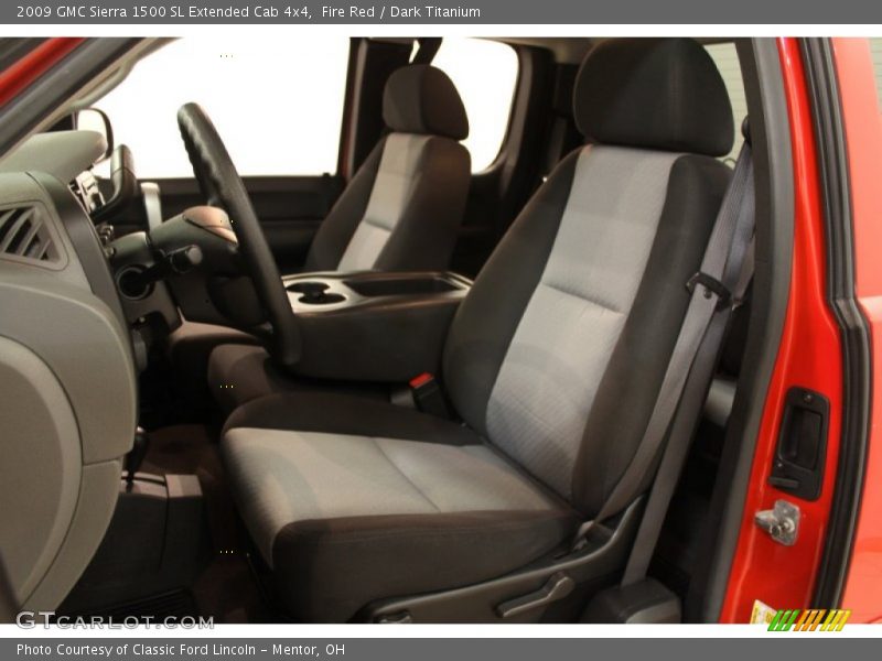Fire Red / Dark Titanium 2009 GMC Sierra 1500 SL Extended Cab 4x4