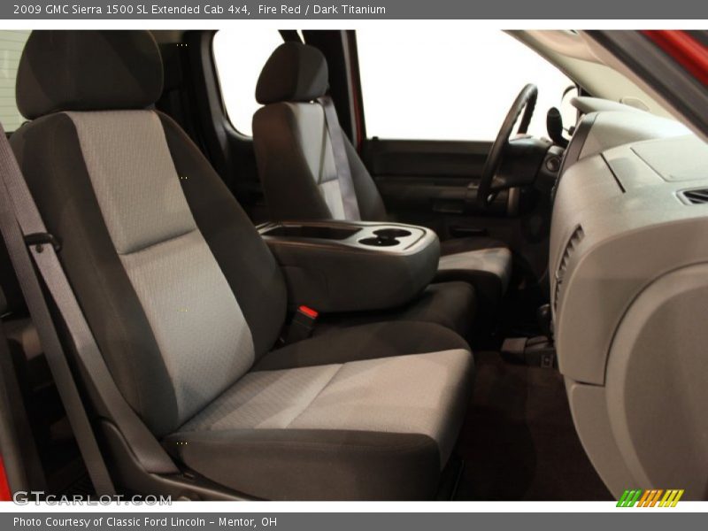 Fire Red / Dark Titanium 2009 GMC Sierra 1500 SL Extended Cab 4x4