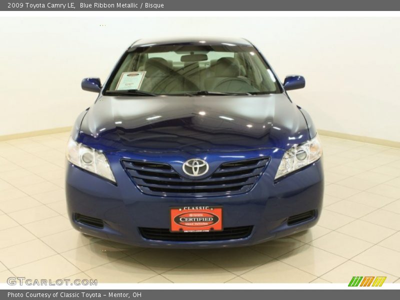 Blue Ribbon Metallic / Bisque 2009 Toyota Camry LE