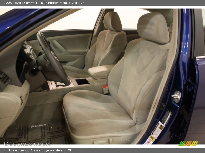 Blue Ribbon Metallic / Bisque 2009 Toyota Camry LE