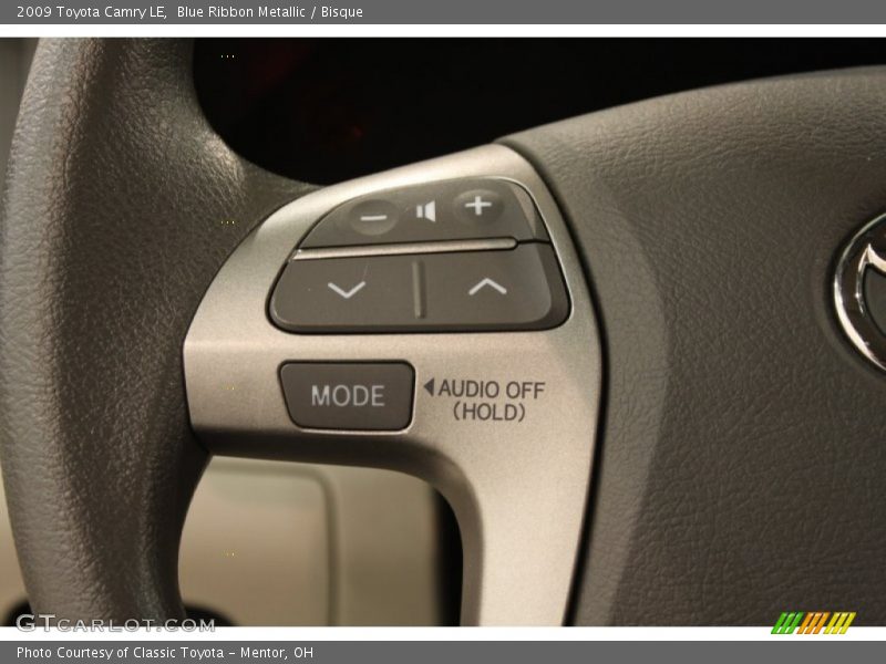 Blue Ribbon Metallic / Bisque 2009 Toyota Camry LE