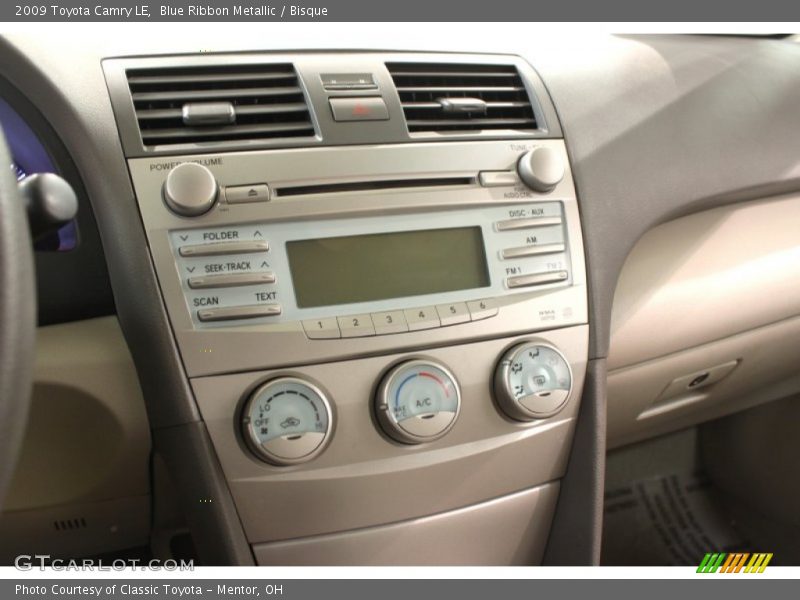 Blue Ribbon Metallic / Bisque 2009 Toyota Camry LE