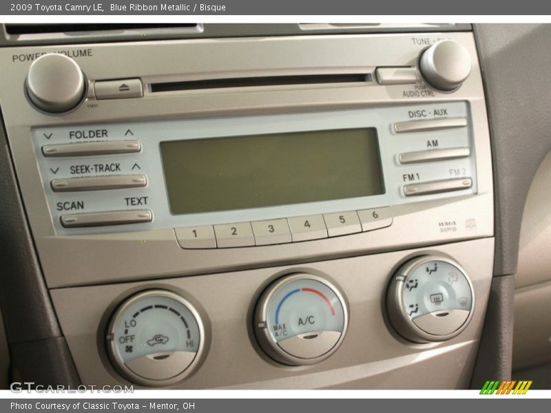 Blue Ribbon Metallic / Bisque 2009 Toyota Camry LE