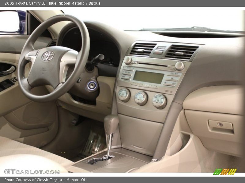 Blue Ribbon Metallic / Bisque 2009 Toyota Camry LE