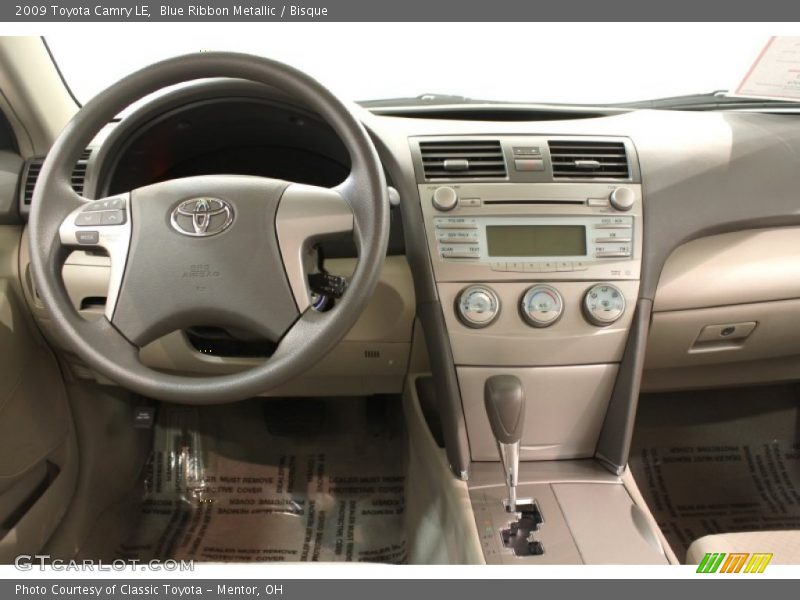 Blue Ribbon Metallic / Bisque 2009 Toyota Camry LE