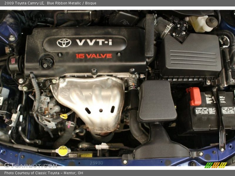 Blue Ribbon Metallic / Bisque 2009 Toyota Camry LE