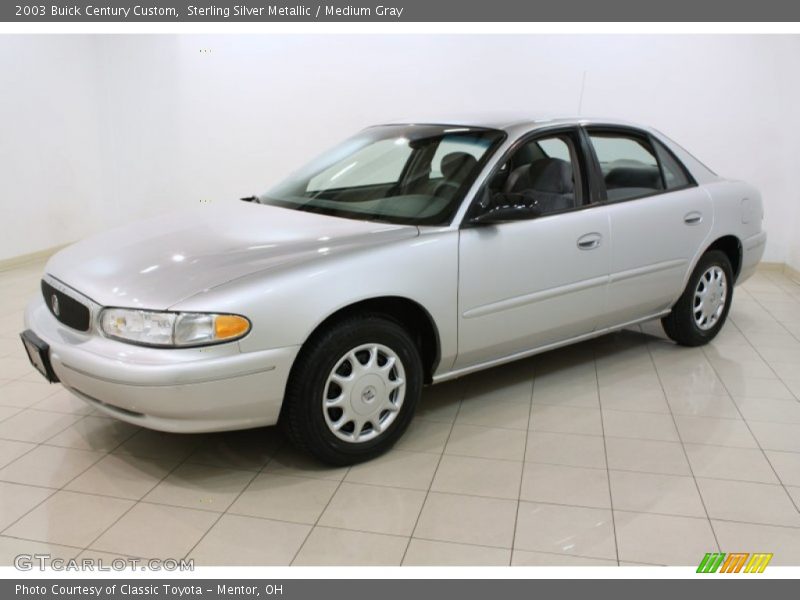 Sterling Silver Metallic / Medium Gray 2003 Buick Century Custom